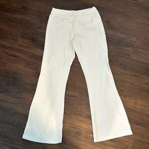 Brandy Melville Hillary Soft Yoga Pants - White